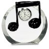 [CRY169] 4.5" Round Crystal Clock Thumbnail
