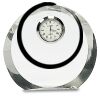 [CRY169] 4.5" Round Crystal Clock Thumbnail