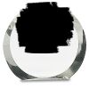 [CRY169] 4.5" Round Crystal Clock Thumbnail