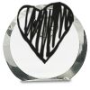 [CRY169] 4.5" Round Crystal Clock Thumbnail