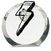 [CRY169] 4.5" Round Crystal Clock Thumbnail