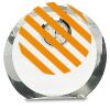 [CRY169] 4.5" Round Crystal Clock Thumbnail