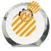 [CRY169] 4.5" Round Crystal Clock Thumbnail