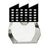 [CRY170] 5.5" Crystal Arch Clock Thumbnail