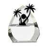 [CRY170] 5.5" Crystal Arch Clock Thumbnail
