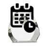 [CRY170] 5.5" Crystal Arch Clock Thumbnail
