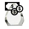 [CRY170] 5.5" Crystal Arch Clock Thumbnail