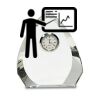 [CRY170] 5.5" Crystal Arch Clock Thumbnail