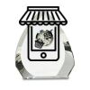 [CRY170] 5.5" Crystal Arch Clock Thumbnail