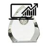 [CRY170] 5.5" Crystal Arch Clock Thumbnail