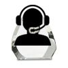 [CRY170] 5.5" Crystal Arch Clock Thumbnail