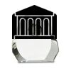 [CRY170] 5.5" Crystal Arch Clock Thumbnail