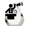 [CRY170] 5.5" Crystal Arch Clock Thumbnail