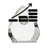 [CRY170] 5.5" Crystal Arch Clock Thumbnail