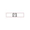 CRY053 - Gold Accented Crystal Desk Clock Thumbnail