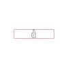 CRY053 - Gold Accented Crystal Desk Clock Thumbnail