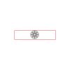 CRY053 - Gold Accented Crystal Desk Clock Thumbnail