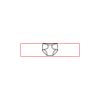 CRY053 - Gold Accented Crystal Desk Clock Thumbnail