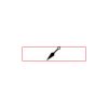 CRY053 - Gold Accented Crystal Desk Clock Thumbnail