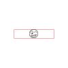 CRY053 - Gold Accented Crystal Desk Clock Thumbnail