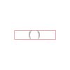 CRY053 - Gold Accented Crystal Desk Clock Thumbnail