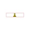 CRY053 - Gold Accented Crystal Desk Clock Thumbnail