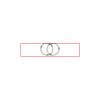 CRY053 - Gold Accented Crystal Desk Clock Thumbnail