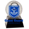 [CRY6101L] 5" Crystal Golf Ball Clock Thumbnail