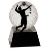 [CRY6101L] 5" Crystal Golf Ball Clock Thumbnail
