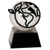 [CRY6101L] 5" Crystal Golf Ball Clock Thumbnail