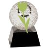 [CRY6101L] 5" Crystal Golf Ball Clock Thumbnail
