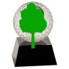 [CRY6101L] 5" Crystal Golf Ball Clock Thumbnail