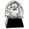 [CRY6101L] 5" Crystal Golf Ball Clock Thumbnail