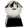 [CRY6101L] 5" Crystal Golf Ball Clock Thumbnail