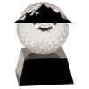 [CRY6101L] 5" Crystal Golf Ball Clock Thumbnail