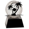 [CRY6101L] 5" Crystal Golf Ball Clock Thumbnail