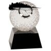 [CRY6101L] 5" Crystal Golf Ball Clock Thumbnail