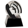 [CRY6101L] 5" Crystal Golf Ball Clock Thumbnail
