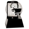 [CRY6101L] 5" Crystal Golf Ball Clock Thumbnail