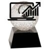 [CRY6101L] 5" Crystal Golf Ball Clock Thumbnail