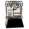 [CRY6101L] 5" Crystal Golf Ball Clock Thumbnail