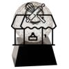 [CRY6101L] 5" Crystal Golf Ball Clock Thumbnail