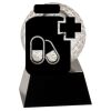 [CRY6101L] 5" Crystal Golf Ball Clock Thumbnail