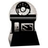 [CRY6101L] 5" Crystal Golf Ball Clock Thumbnail