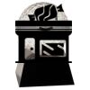 [CRY6101L] 5" Crystal Golf Ball Clock Thumbnail