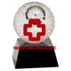 [CRY6101L] 5" Crystal Golf Ball Clock Thumbnail