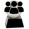 [CRY6101L] 5" Crystal Golf Ball Clock Thumbnail