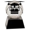 [CRY6101L] 5" Crystal Golf Ball Clock Thumbnail