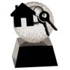 [CRY6101L] 5" Crystal Golf Ball Clock Thumbnail