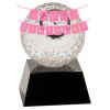 [CRY6101L] 5" Crystal Golf Ball Clock Thumbnail